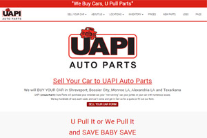 Web Design UAPI Auto Parts